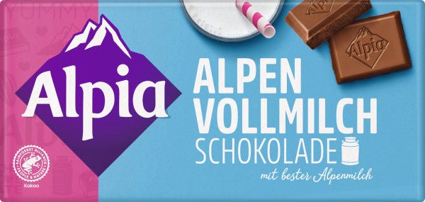 Alpia melkesjokolade, 100 g - LUNVERK