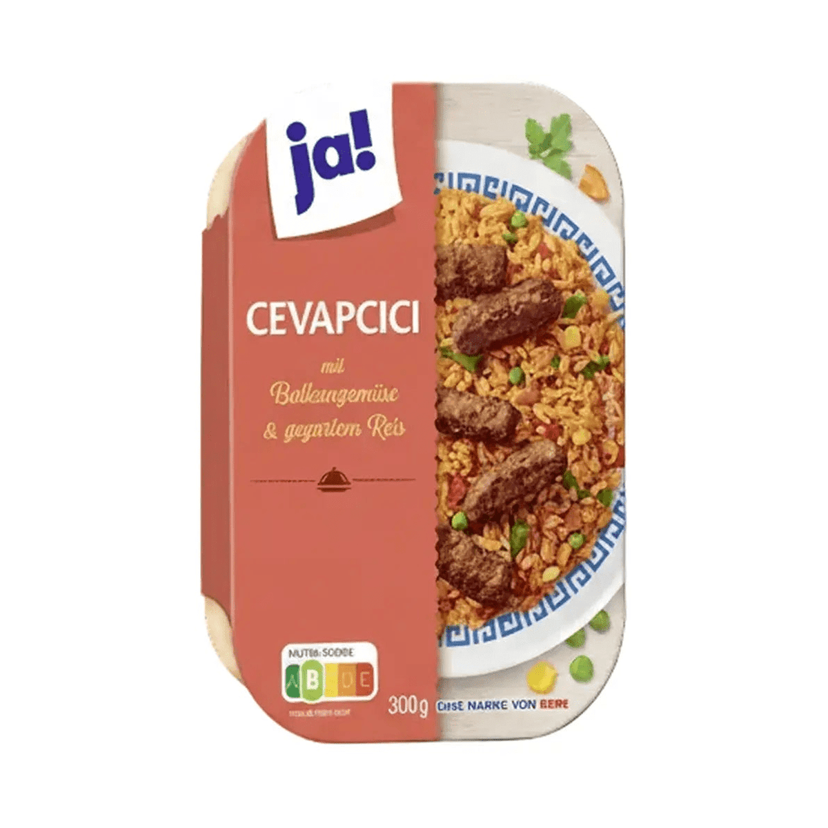 Cevapcici med Balkan-grønnsaker og ris, 300 g - LUNVERK