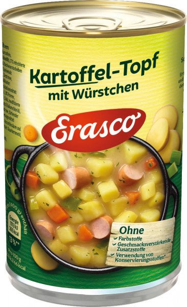 Erasco Potetgryte med pølser, 400 g - LUNVERK