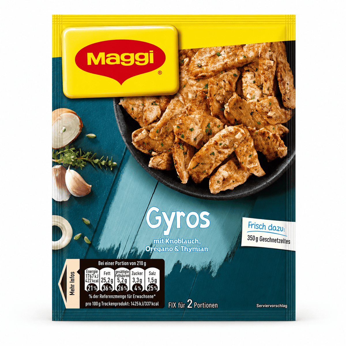 Gyros krydderblanding med hvitløk, oregano og timian - DEALS-OF-NORWAY