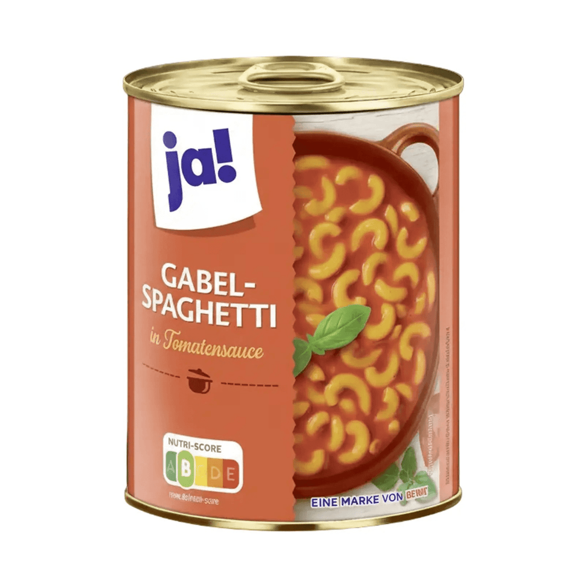 Kort spaghetti i tomatsaus, 800 g boks - LUNVERK