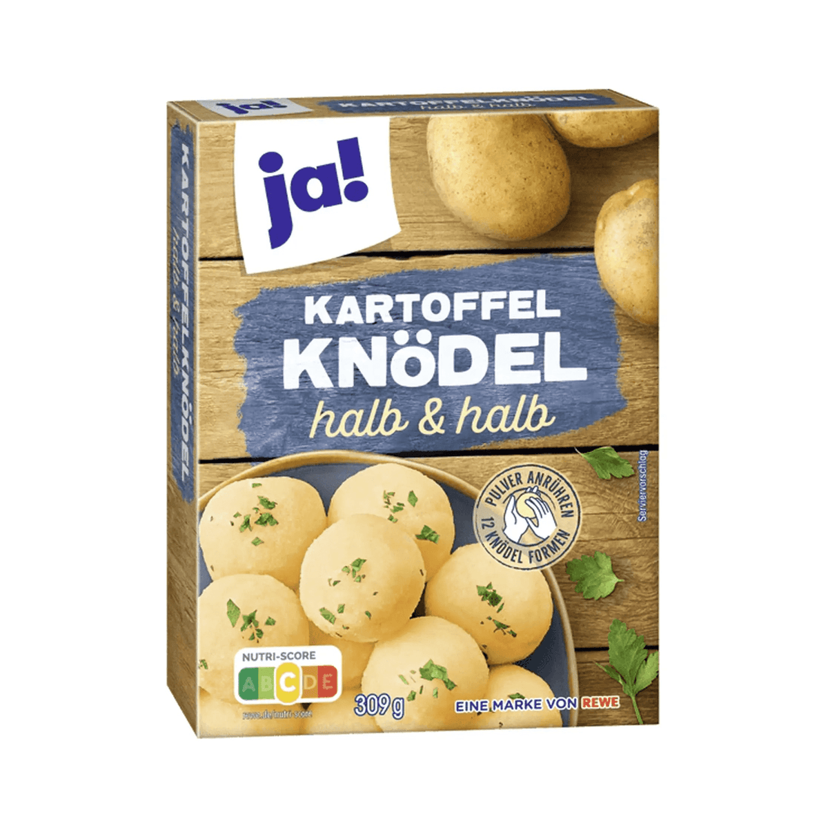 Potetknödel, blanding til 12 stk., 309 g - LUNVERK