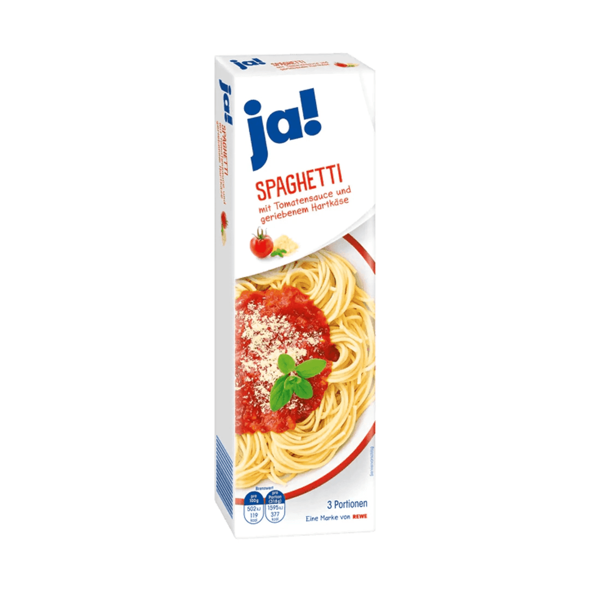 Spaghetti med tomatsaus og hardost, 400 g - LUNVERK