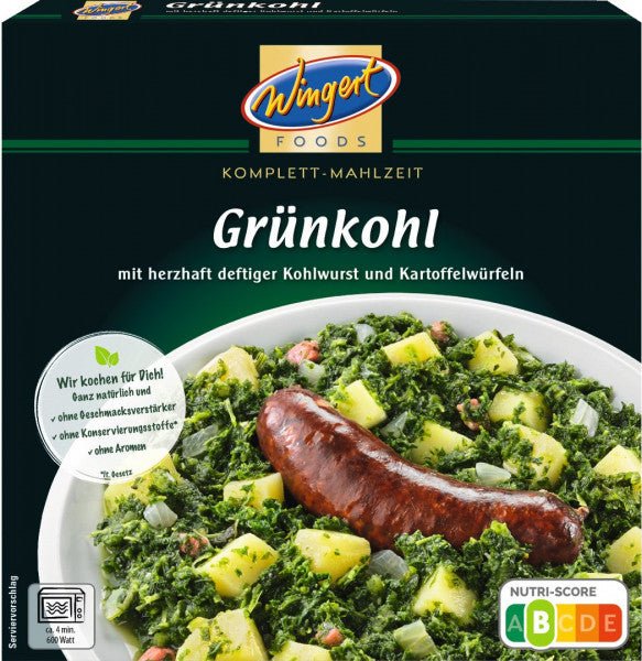 Wingert Grønnkål med kålpølse og poteter, 375 g - LUNVERK