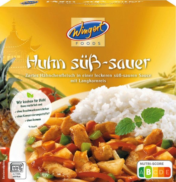 Wingert Søtsur kylling med langkornet ris, 375 g - LUNVERK