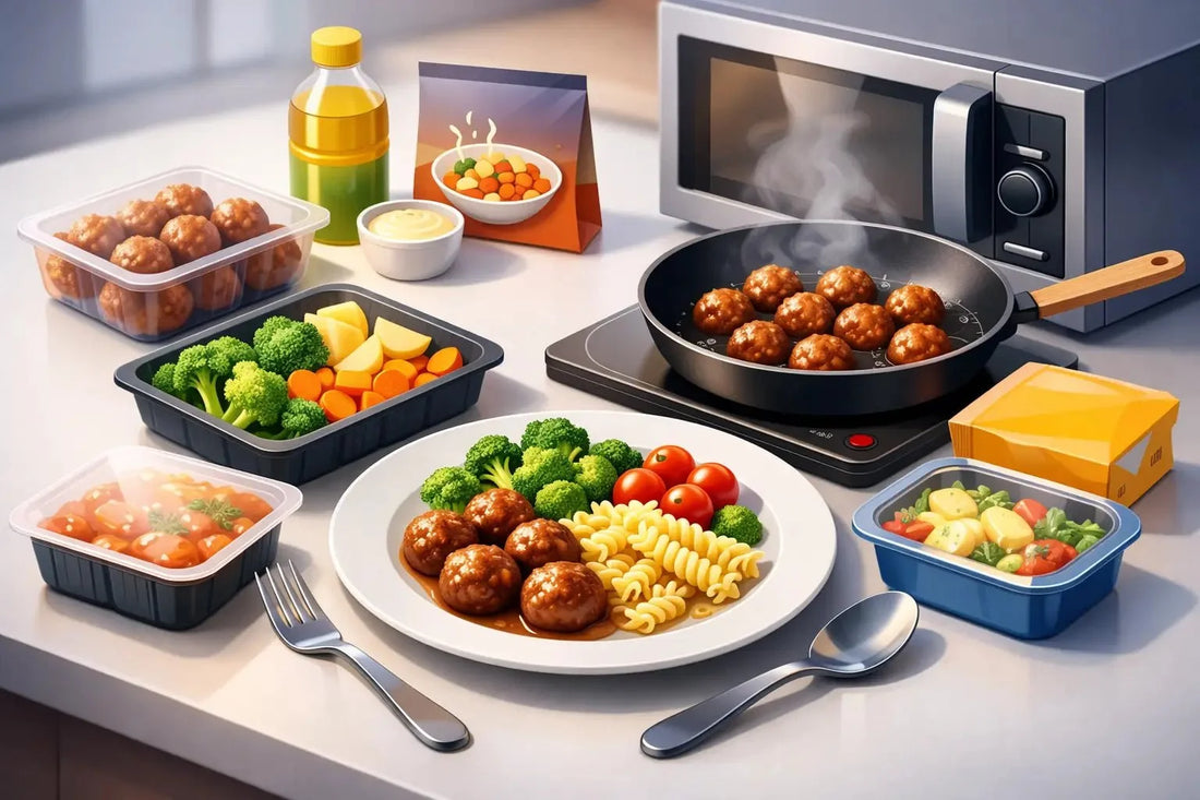 Eksempel på enkel middag uten forberedelse
