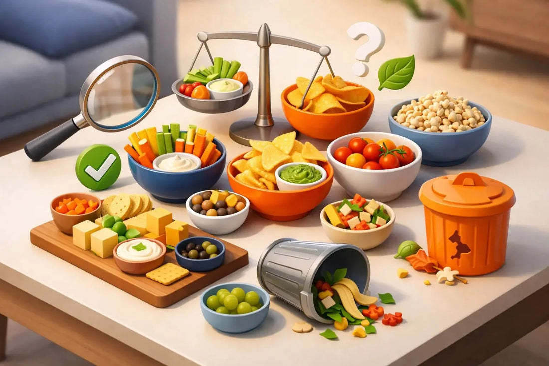 Hvordan velge snacks til helgen uten matsvinn