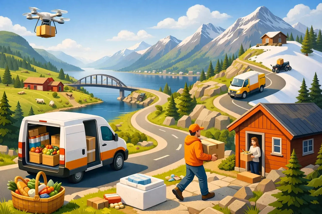 Matlevering til distriktene i Norge