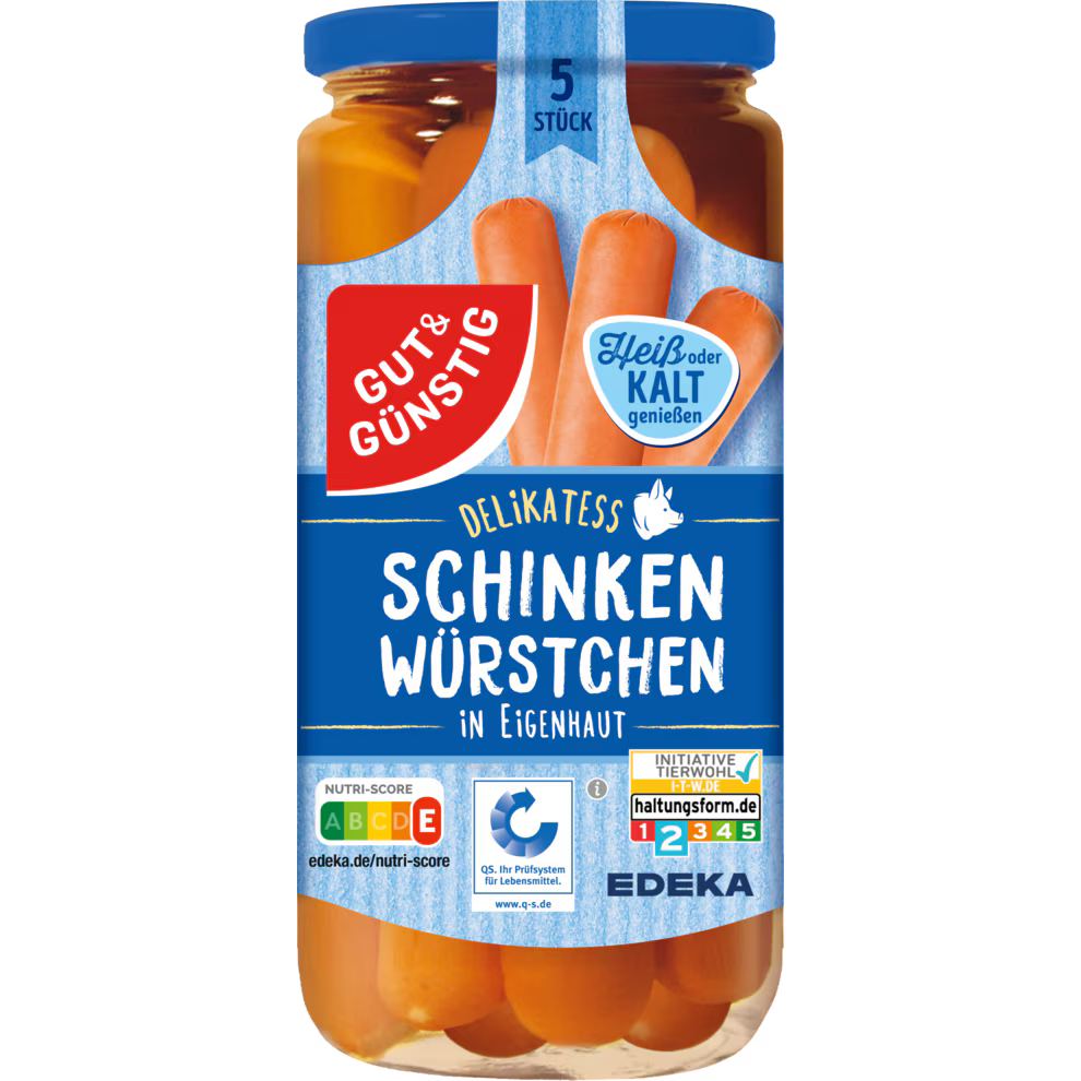 Skinkepølser 380 g – produktbilde