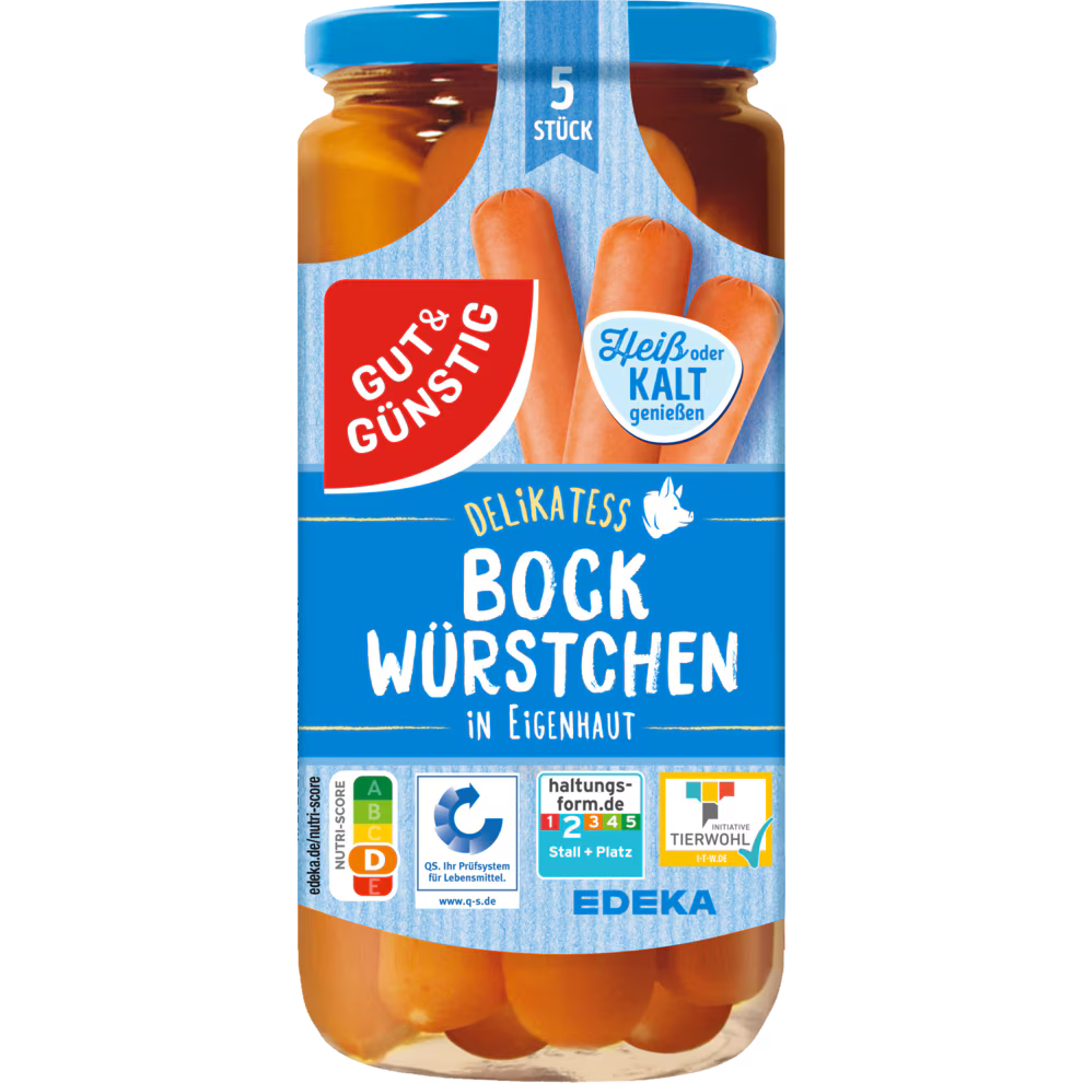 Bockpølser 380 g – produktbilde