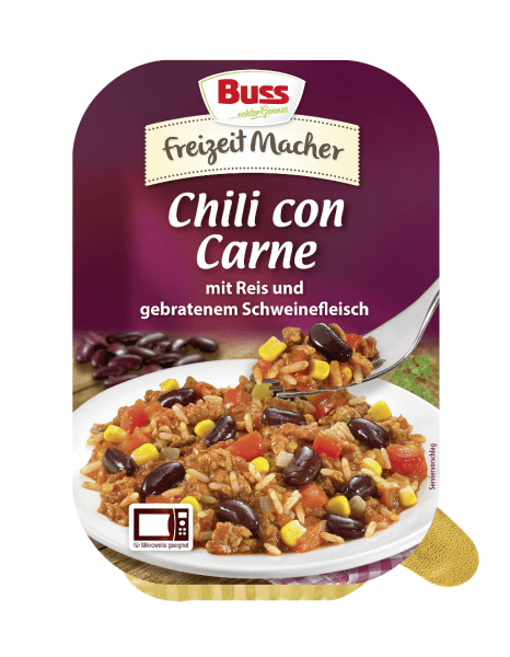 Buss Chili con carne med ris i sterk saus, 300 g - LUNVERK