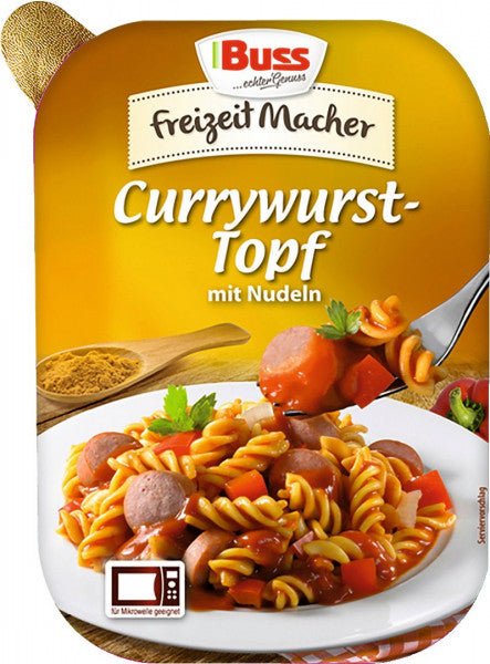 Buss Currywurstgryte med nudler, 300 g - LUNVERK
