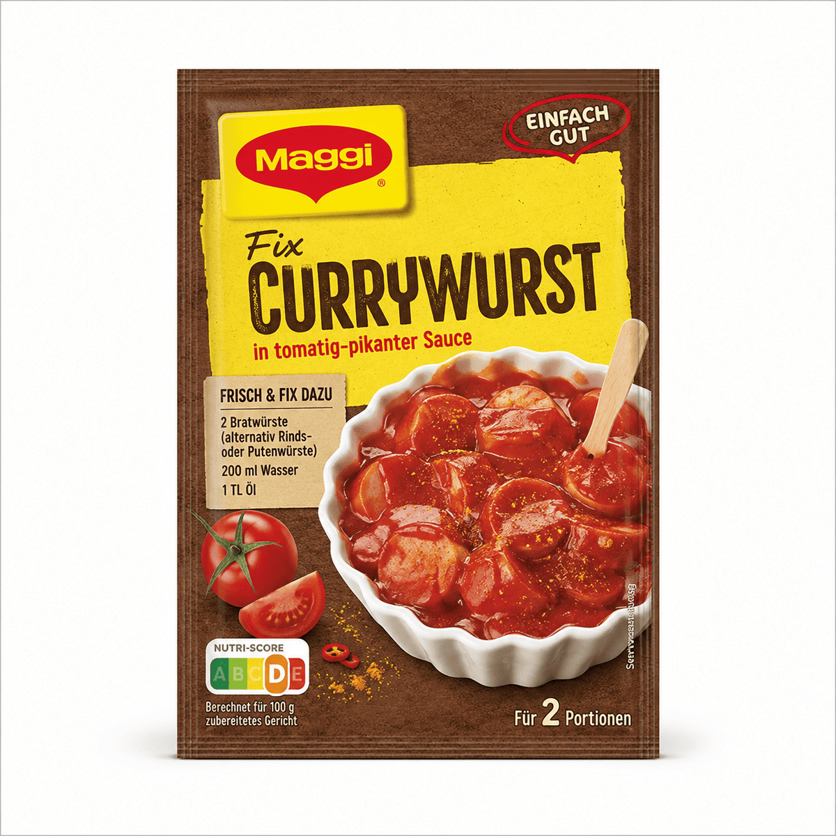Currywurst krydderblanding i krydret tomatsaus - DEALS-OF-NORWAY