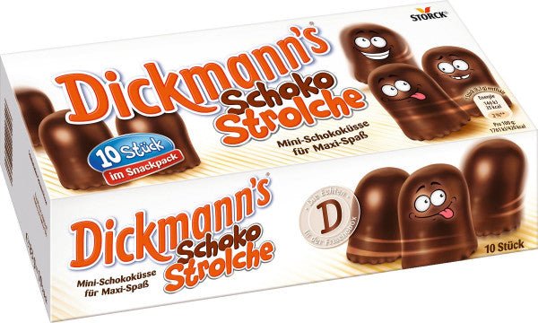 Dickmann's Schoko Strolche minisjokoladekyss, 83 g - LUNVERK