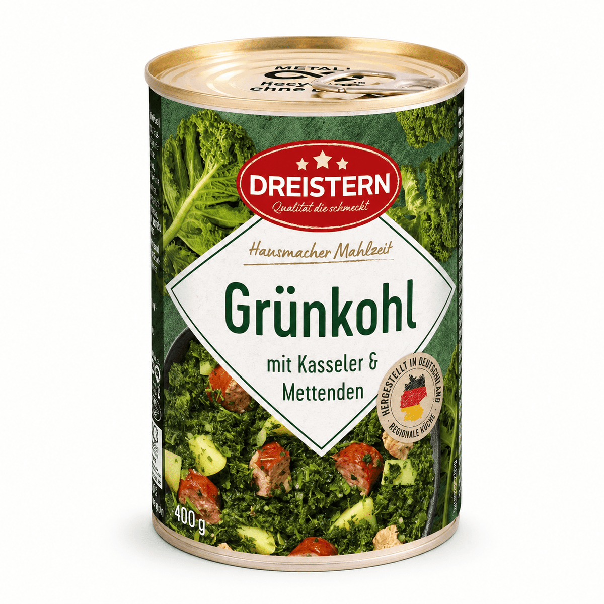 Dreistern grønnkål med Kasseler og Mettenden 400g - DEALS-OF-NORWAY