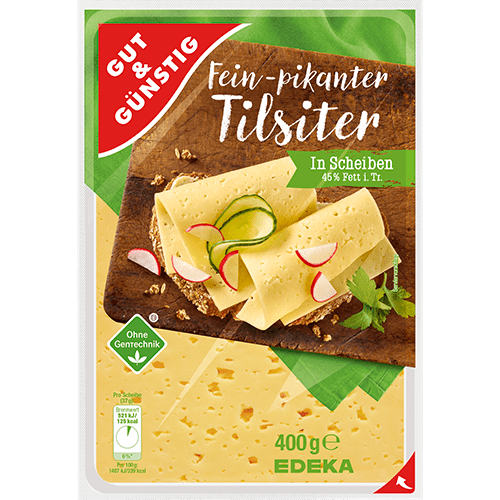 G&G Tilsiterost i skiver 45 %, 400 g