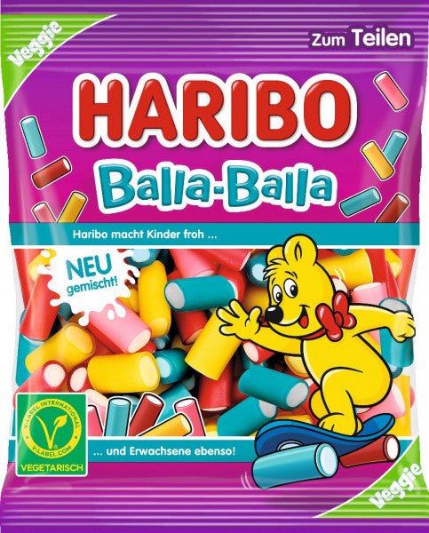 HARIBO Balla-Balla fruktgummikonfekt, 160 g - LUNVERK