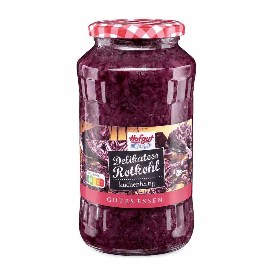 Hofgut delikatesse rødkål 720 ml glass - DEALS-OF-NORWAY