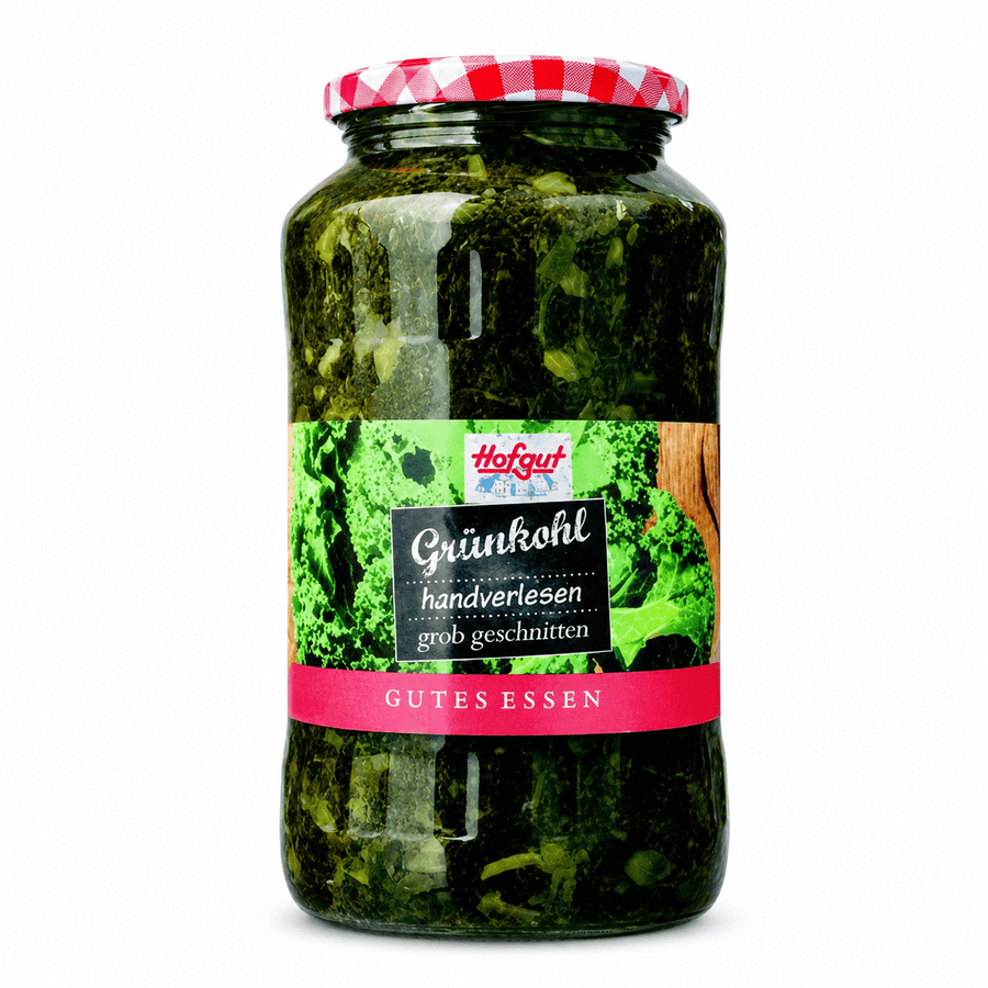 Hofgut grønnkål, revet – 720 ml glass - DEALS-OF-NORWAY