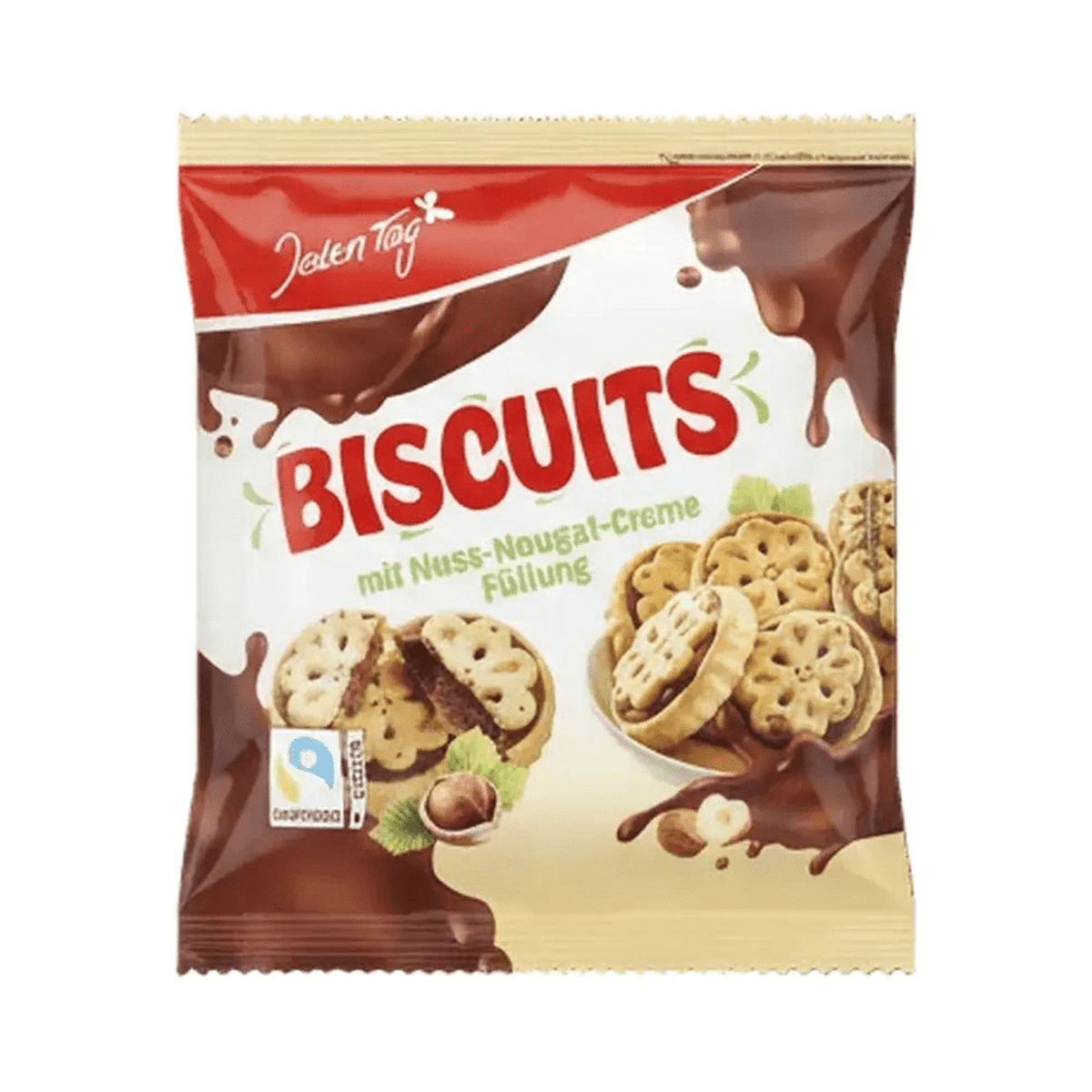 Kjeks med nøtte-nougat-kremfyll - LUNVERK
