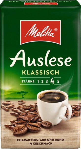 Melitta Café Auslese, malt kaffe, 500 g - LUNVERK