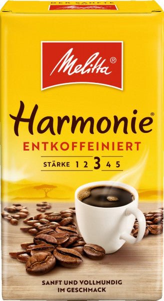 Melitta Harmonie, koffeinfri malt kaffe, 500 g - LUNVERK