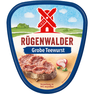 Rügenwalder Teewurst grov, 125 g - LUNVERK