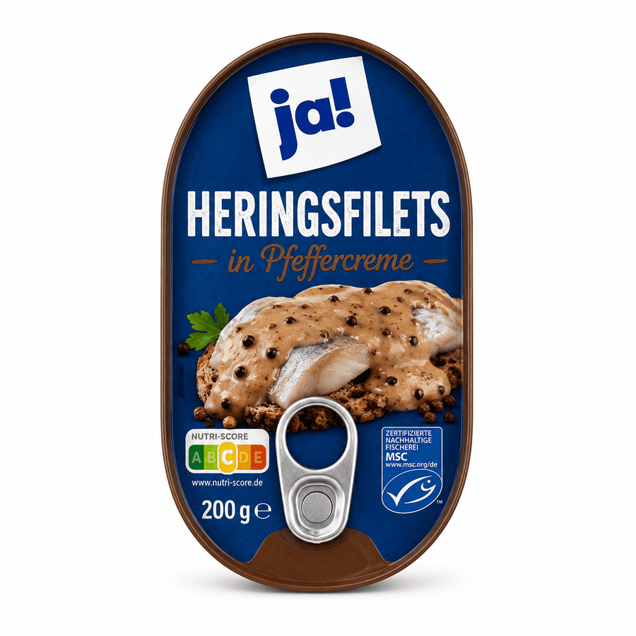 Sildefileter i pepperkrem – 200 g - DEALS-OF-NORWAY