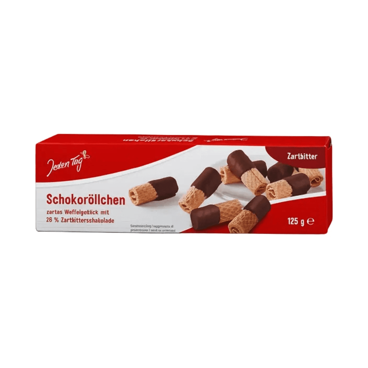Vaffelrull med mørk sjokolade - LUNVERK